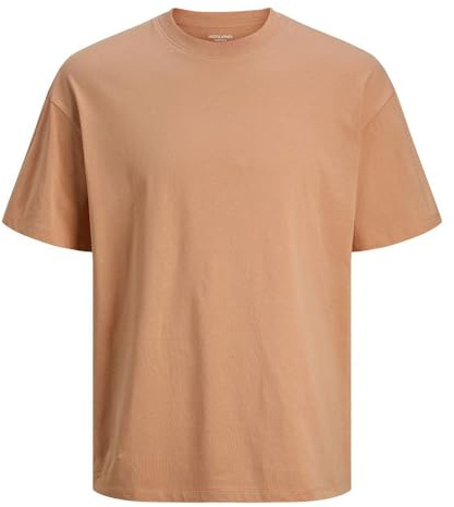 JACK & JONES Herren JJEBRADLEY Tee SS O-Neck NOOS T-Shirt, Canyon Sunset,M