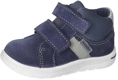 RICOSTA Jungen Stiefel NEMO, Kinder Lauflernschuhe, Weite: Mittel, lose Einlage, Sympatex, Booties, wasserdicht, Klettstiefel, Nautic/grün (180), 24 EU