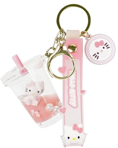 LAKIND Anime Schlüsselanhänger, Rosa Kawaii Keychain, Gifts Niedliche Schlüsselanhänger Geburtstagsgeschenk,Handy Rucksäcken Deko, Geburtstag Weihnachten Kinder Geschenk