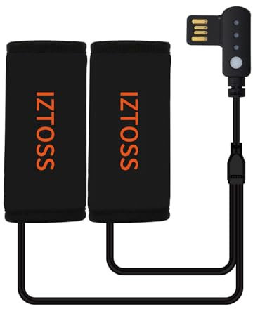 Setauoo Elektrisch beheizter Handgriff - Beheizbare Lenkerabdeckung für Motorräder - Motorrad 22-30MM Lenker 5V USB 3 Gang Lenkerwärmer Heizgriff für Motorrad, Fahrräder