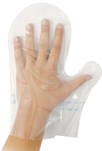 Wertpack Cleanhands Handschuhe, Faustform, LDPE, 70 my Stärke, ca. 28 cm lang, 100 Stück