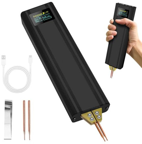 Soldador por puntos de batería, modos automáticos y manuales, 80 velocidades ajustables, Con Pantalla LCD Mini soldadora de puntos para soldar baterías