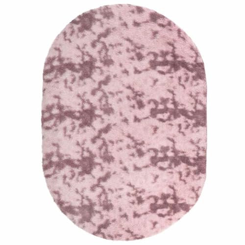 vidaXL Teppich Shaggy Hochflor NAVARRA Altrosa 300x200 cm Polyester
