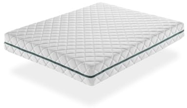 SONHO Kaltschaummatratze 80X180 ELBA, Höhe 22 cm, Härtegrad H3, Anpassbarer Schaumstoff, Ergonomisch. Ausgewogene Festigkeit
