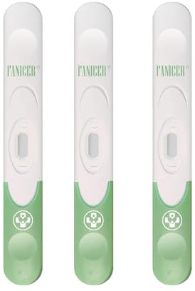 3 PCS Pregnancy Test,Prueba De Embarazo En Tiras Ultratemprana,Detección Rápida en 3 Minutos (Verde)