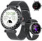Smartwatch Donna 1.19 AMOLED Display, Orologio smartwatch donna con 110+ modalità sportive/frequenza cardiaca/sonno, Smartwatch IP68 impermeabile per iPhone/Samsung/Android