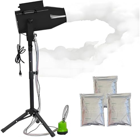 ZEEKYFOR Schaumparty Maschine, 1000W Schaummaschine, Schaummacher mit Stativständer, Schaumpartymaschine für Garten, Pool, Outdoor-Events, Geburtstage, Feiern & Partys Black