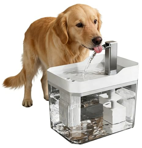Fuente De Agua Automática para Gatos Bebedero para Perros Eléctrico