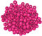 Efco 1401035 Trou 30 Perles en Bois 12 mm, Rose Vif