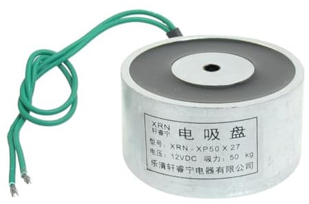 sourcing map gesaugt Elektro-Lasthebemagnet Elektromagnet 12 VDC 50 Kg 50 kg 50 x 27 mm de