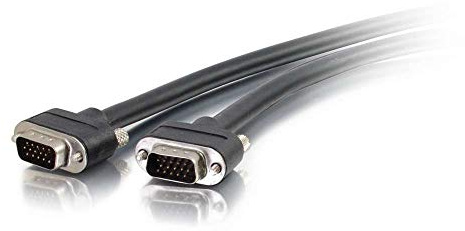 C2G 50212 VGA Cable - Select VGA Video Cable M/M, In-Wall CMG-Rated, Black (6 Feet, 1.82 Meters)