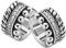 TI SENTO Milano Ohrringe aus rhodiniertem Sterlingsilber - 7604ZI