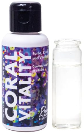 Fauna Marin Coral Vitality 50ml, Wachstums-Booster & Farbverstärker für Aquarienkorallen