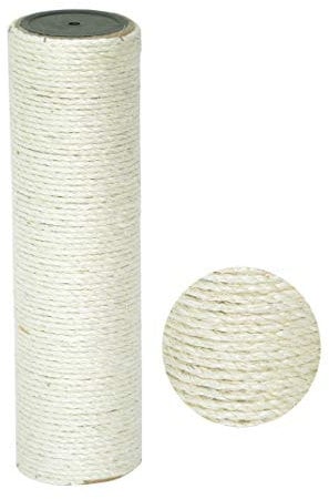 nanook Sisalstamm Ersatzstamm für Kratzbäume - Verschiedene Längen - Durchmesser 9 cm Ø für Gewinde M8 - Länge 60 cm