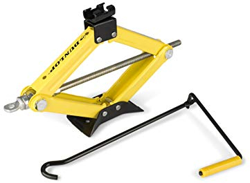 Dunlop Sollevatore per Auto - Meccanico - Capacità di Sollevamento 1,5 Tonnellate - Altezza di sollevamento 26-38 CM