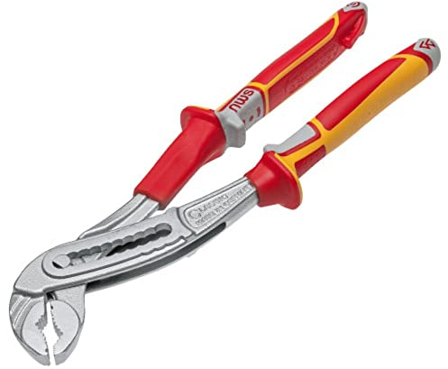 Nws 1651-49-VDE-240-SB N1651-49-VDE-240-SB ClassicPlus Waterpump Pliers, Silver/Red/Yellow