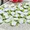 Ddfly 100 Stück Mini-Schleifen-Rosen, Blumen, Schleife, Nähen, Basteln, künstliche Ornamente, künstliche Blumen weiß
