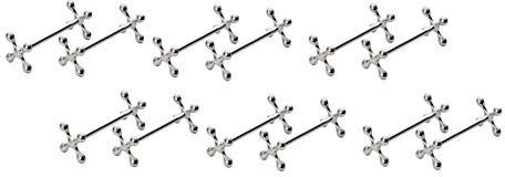 BMTick Lot de 12 repose-couverts pour couteaux, fourchettes et cuillères Style victorien