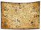 YONGFOTO 150x100cm Karte Wandteppich, Westliche Schatzkarte Insel Route Karte Piraten Handgemalte Gold Geheime Karte Meer Navigation Wandteppich für Wohnheim Dekor Weiche Bettdecke E-Lektion