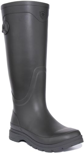 ARIAT 2022 Womens Kelmarsh Wellington Stiefel 10040416 - Grey Footwear UK Size - UK 5