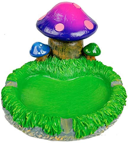 Fantasy Gifts Mushroom Polyresin Stashtray – 4 Inch Decorative Stash Tray | Whimsical Mushroom Storage Dish for Home Décor, Desk Use & Unique Gift Giving