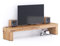 Mobili Fiver, Meuble TV Evolution 180x40, Bois Rustique avec Chargeur sans Fil, 180 cmx40 cmx35 cm, Meuble TV Design pour TV jusqu'à 77'' TV, Made in Italy