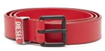 Diesel_LOGO B-GLOSSY_APPAREL_BELT_Rot_85