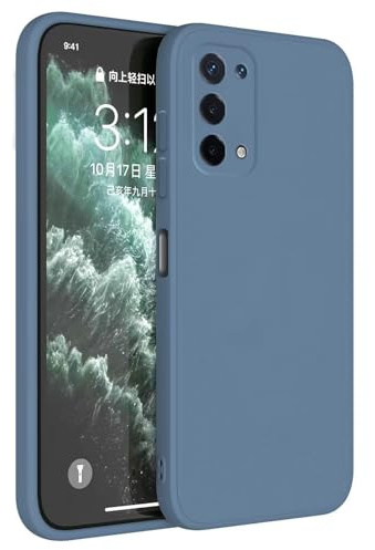 Topme Handyhülle Hülle Fur Oppo A54 5G / Oppo A74 5G (6.5 Inches) Case Schutzhülle, Hautschutz Aus TPU Silikonhülle - Lavendelgrau