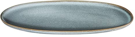 Platte oval 28,5x16cm/H.2,2cm denim SAISONS ASA-Selection**2 (2 Stück)