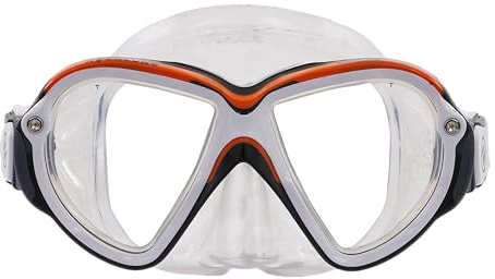 AQUALUNG Unisex-Adult Reveal ULTRAFIT Masks, Orange/White, S
