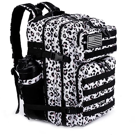 LHI Militärstil Taktischer Rucksack 45L mit MOLLE-System – Wasserdicht für Wandern, Survival, Camping & Outdoor
