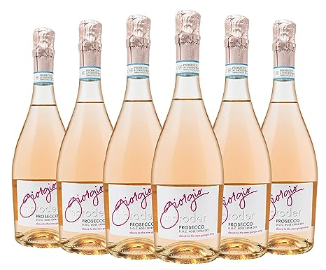 Giorgio Moroder Prosecco DOC Rosé | Millesimato 2021 Extra Dry | 6x750 ml | Confezione 6 bottiglie