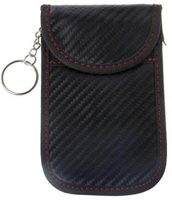 Auto für Schlüssel, Signalblockiertasche, Sicherheitsbox, Signalblockiertasche, Anti-Hacking, für Gehäuse, Schlüsselanhänger, Halskette, Weißgold