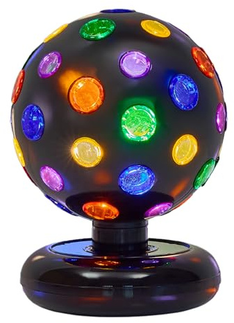 Playbees Rotating Disco Ball with LED Lights, 11 Inch Party Light for Home