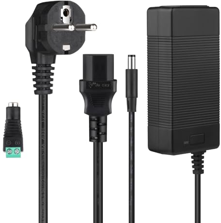 12V 5A Netzteil Adapter,60W Stromversorgung Netzteil Adapter AC 110-240V bis DC 12 Volt 5 Amp Spannungswandler Transformator für LED Streifen,Router, Lautsprecher
