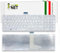new net - Tastiera Compatibile con Notebook Toshiba Satellite PRO C850, L850, L870, S850 [Frame Bianco - Layout ITA]