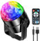 Disco Lights,RIYO 360°Rotation Sound Activated Disco Ball Light with Remote Control,Party Lights for Indoor Room Birthday Dance Karaoke Decorating(1 Pack)