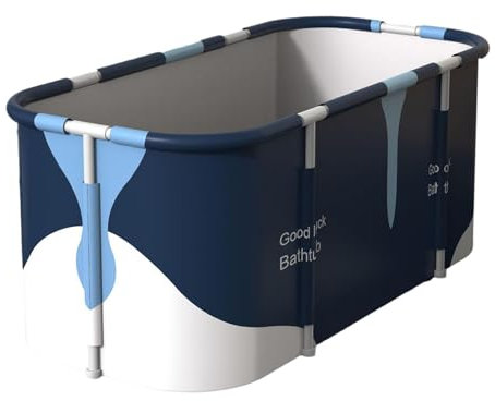 Bañera Plegable Para Adultos Para Ducha - Bañera De Hidromasaje Al Aire Libre | Bañera Para Dos Personas Con Capacidad Familiar, Bañera Para Baño Pequeño, Bañera Plegable Portátil, Bañera Ple