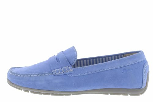 Sioux Damen Carmona Mokassin, Aqua, 38.5 EU