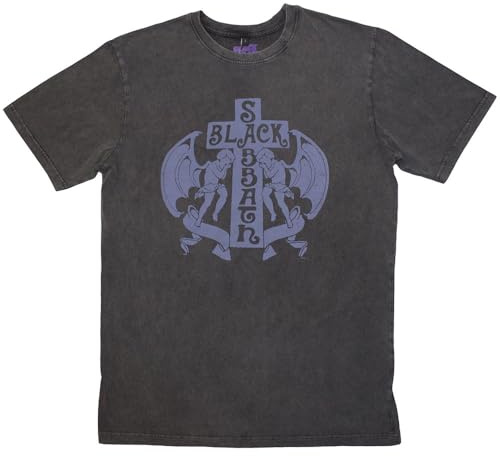 Black Sabbath Angels Limited Edition 999 Only Premium Wash T Shirt L