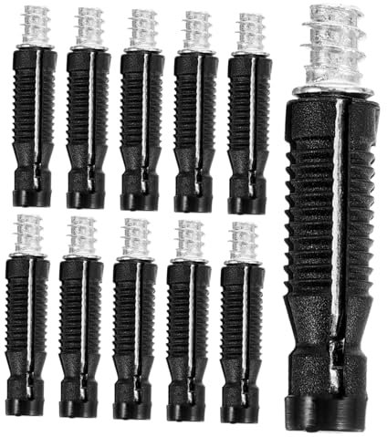GARVALON 50 Stück Möbelbeschläge Verbindungsverschluss Kontermutter Versteckte Verbindungsdübel Vorinstallierte Muttern Für Kleiderschrank Schrankbett