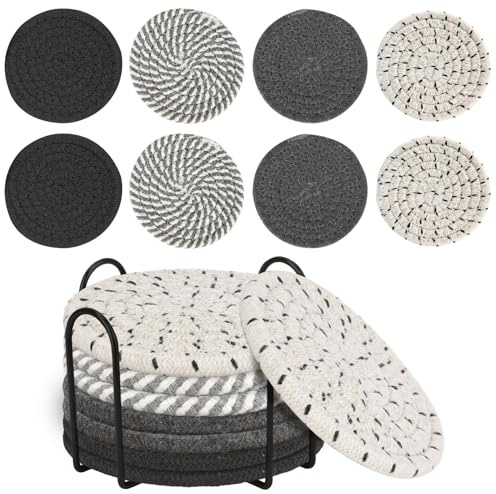 Untersetzer Gläser,Untersetzer,Glasuntersetzer,Tisch Untersetzer-Set,Tisch Deko,Filz Untersetzer Für Gläser,Glas Untersetzer-Set,Couchtisch Deko,Getränkeuntersetzer,Tisch Untersetzer,8 Stück