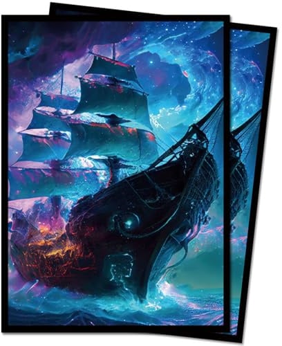 MTG-Kartenhüllen, matt, TCG-Kartenschutzhüllen, Größe 6,6 x 9,1 cm, geeignet für OCG CCG DTCG PTCG, passend für Karten in Standardgröße (Schiff), 100 Stück