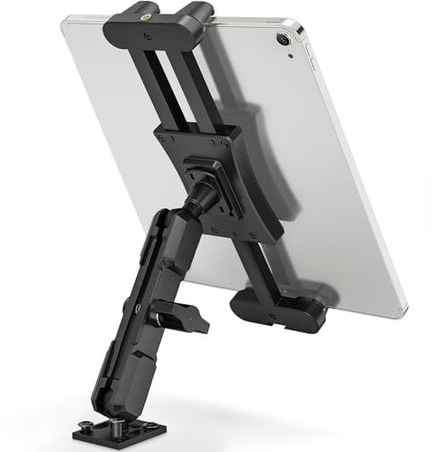 JUBORUI Supporto Tablet Auto, Supporto Tablet Camion Regolabile Multi-Angolo, Support o Table t Muro per iPad Pro Air Mini, 4,7-13,5 Table t