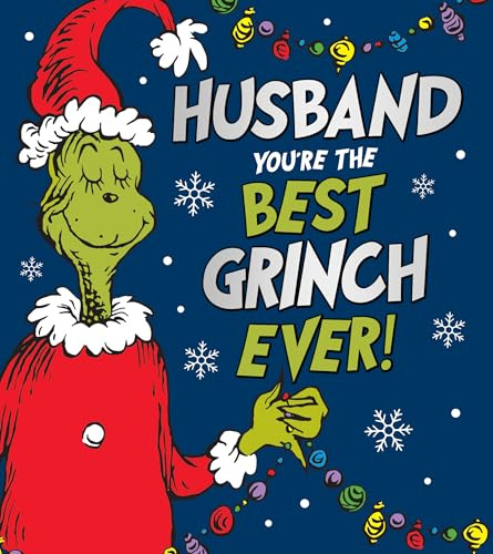 Danilo Promotions Ltd Offizielle Grinch Weihnachtskarte für Ehemann