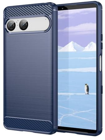 EasyShow Schutzhülle für Sony Xperia 10 VII Hülle Ultra Thin Tasche Cover Silikon Handyhülle Stoßfest Case Schutzhülle Backcover Hüllen für Sony Xperia 10 VII-Blau