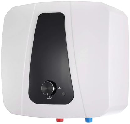 SIGO - Durchlauferhitzer 230v, Elektronischer Kompakter Boiler, Büro Werkstatt Ferienhaus Laden Dienstleistungsräume - Unteranschluss, 6 l, 2000 W - FLORYDA Weiß