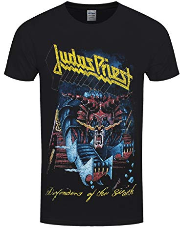 Judas Priest Defenders Of Faith Official Mens New Black T Shirt
