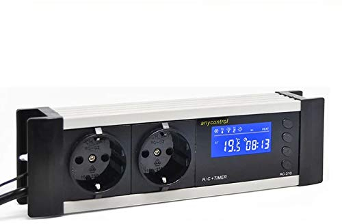 Digitaler Thermostat Thermoregler Temperaturregler Controller Zeitschaltuhr Alarm Heiz-/Kühlsteuerung Reptilien Terrarium TMT-100 Pro TX1
