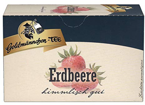 Goldmännchen Tee Erdbeere, 45 g